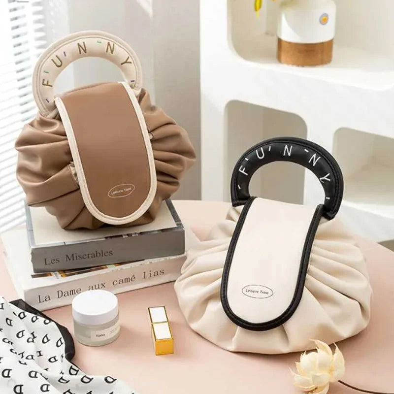 Trekkoord luie make-up handtas