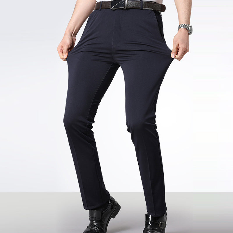 Klassieke herenbroek met hoge stretch