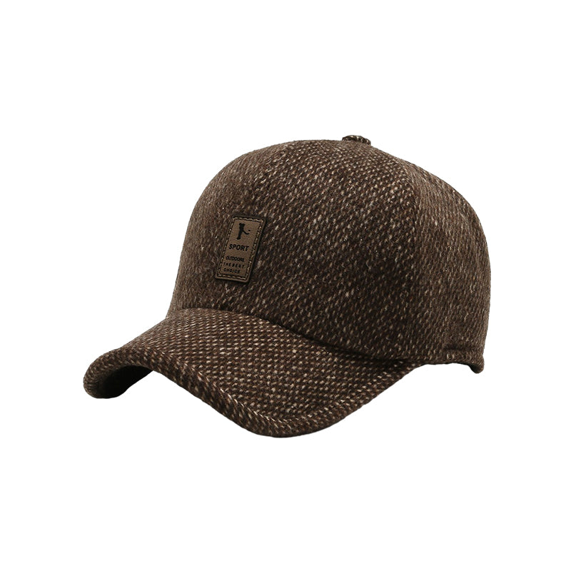 Winterbaseballpet met oorwarmers