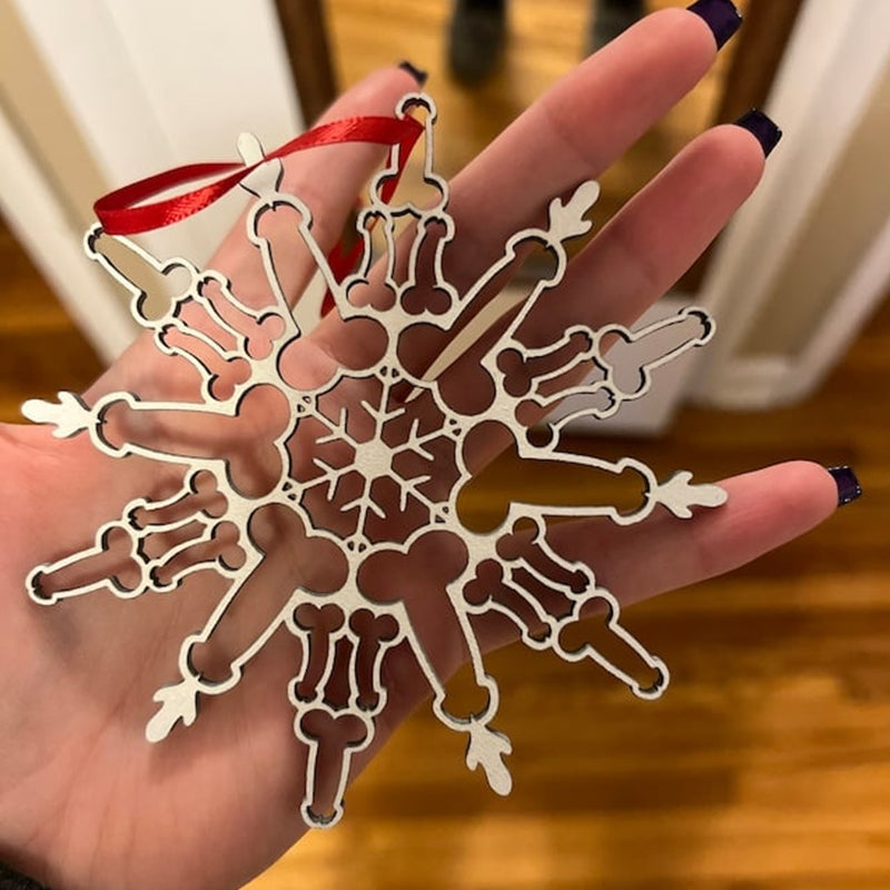 Kerst sneeuwvlok ornament