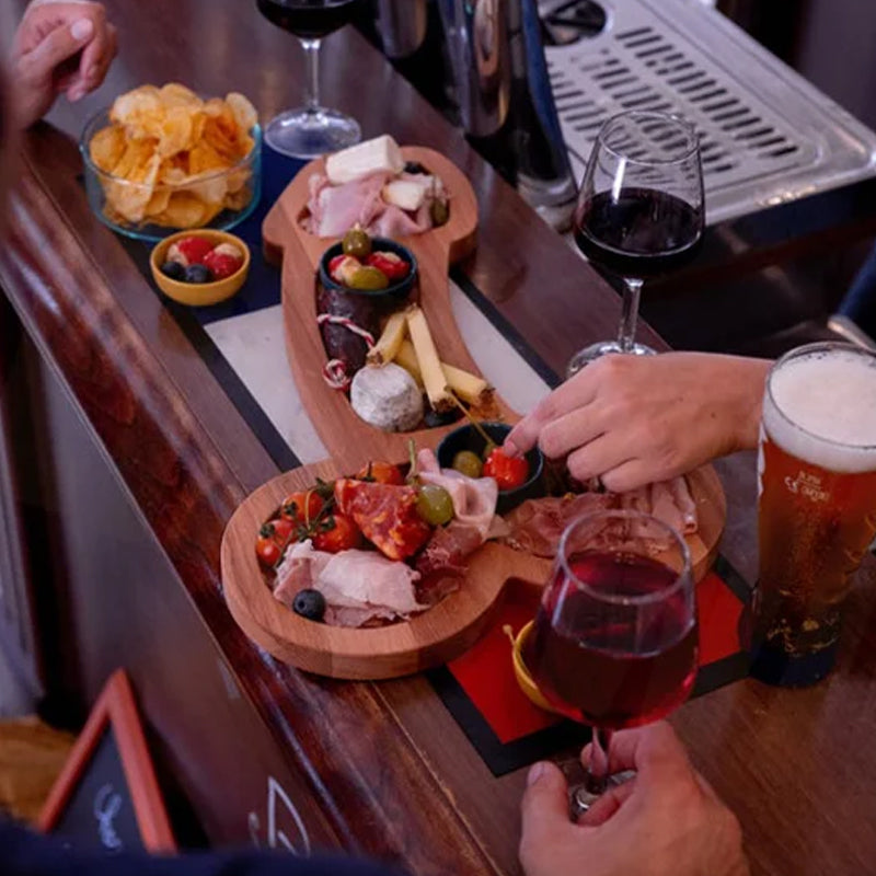 Grappig aperitiefbord
