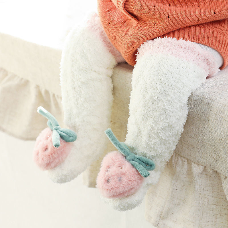 Baby Winter Fluffy Fuzzy Slipper Sokken