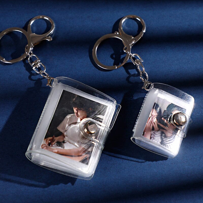 Kleine sleutelhanger met foto album
