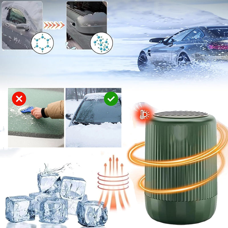 Apparaat voor het verwijderen van ijs in de automagnetron