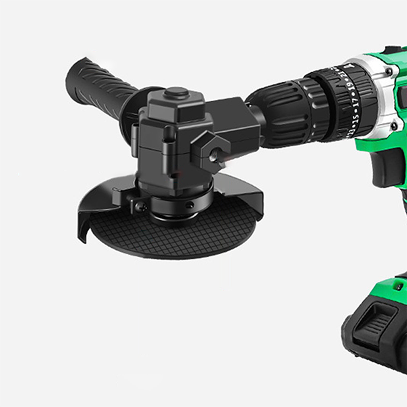 Elektrische boormachine met variabele haakse slijper