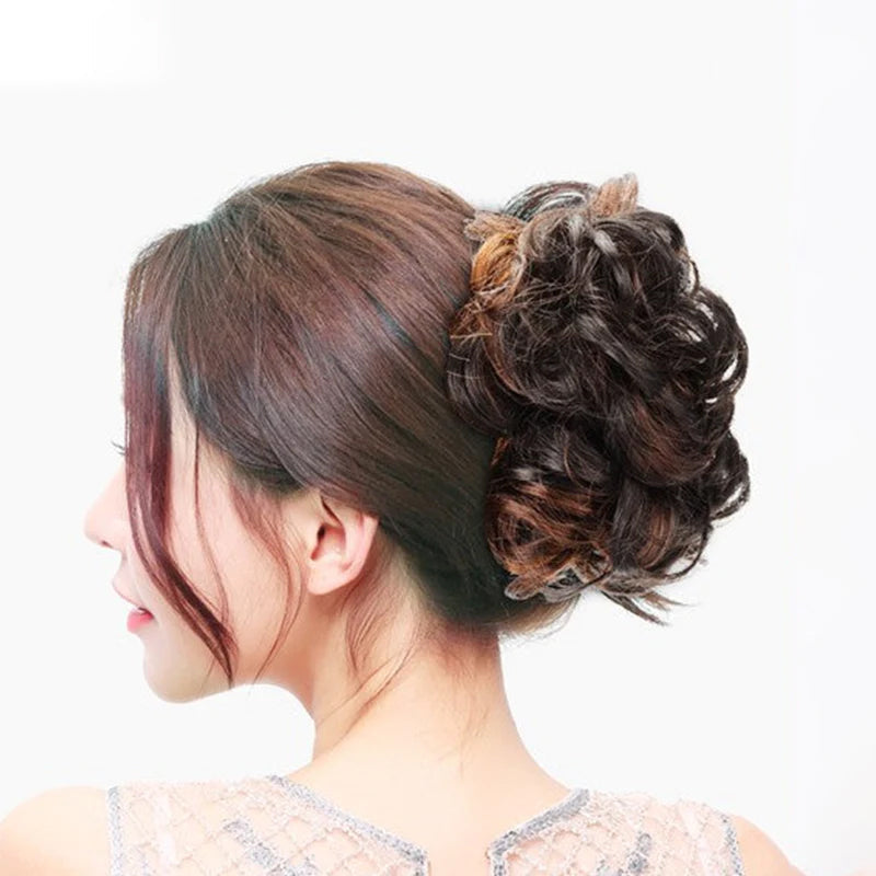 Bun Clipping Flower Bud-pruik