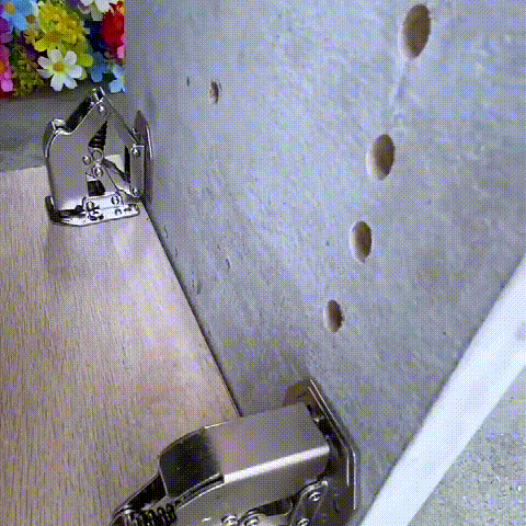 Gatvrij en sleufvrij scharnier