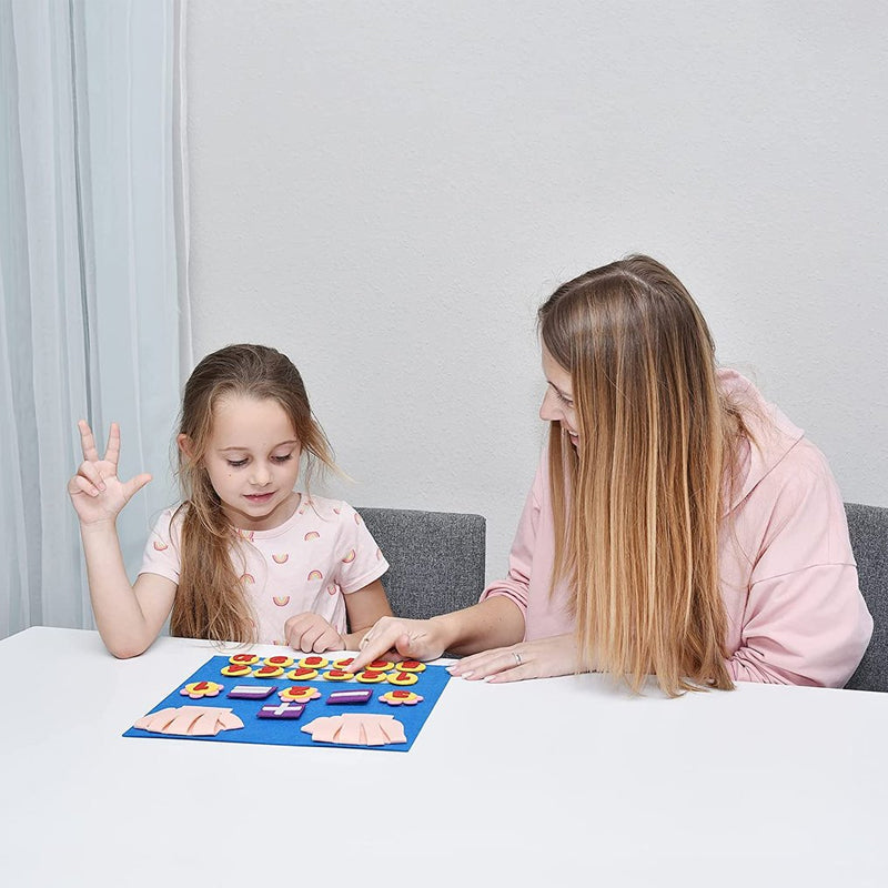 Vilten bordvinger nummers tel speelgoed