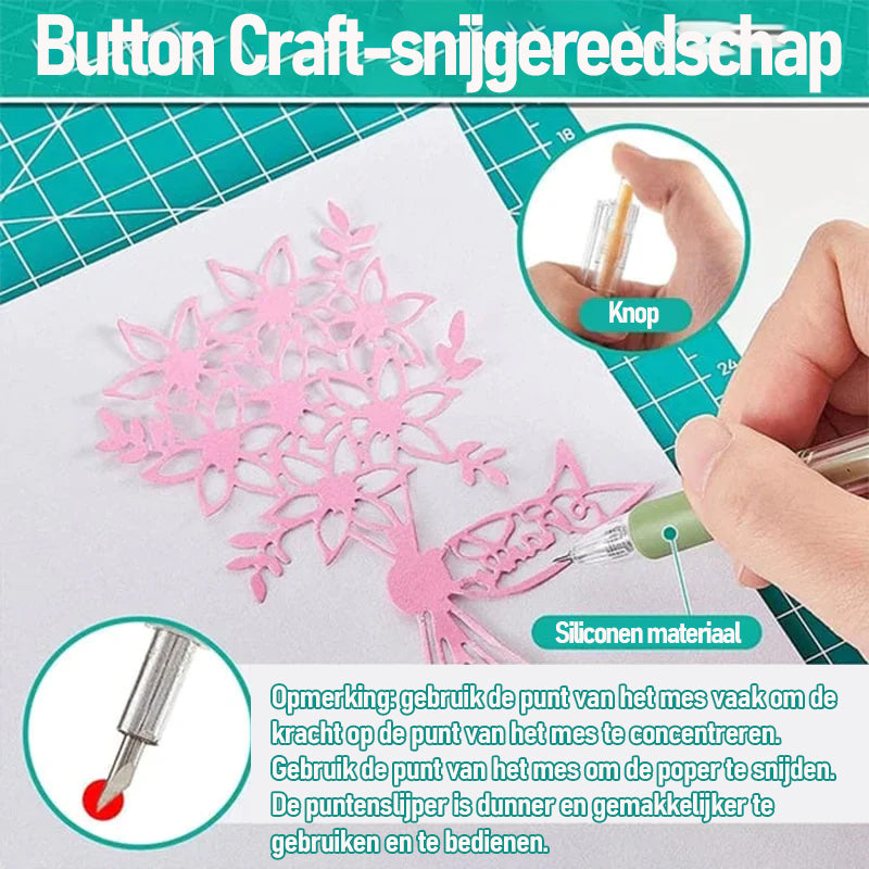 Morandi Cartoon Patroon Student Mes Pen