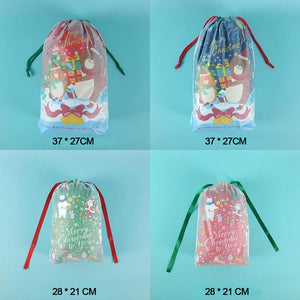 Kerstcadeautassen met trekkoord