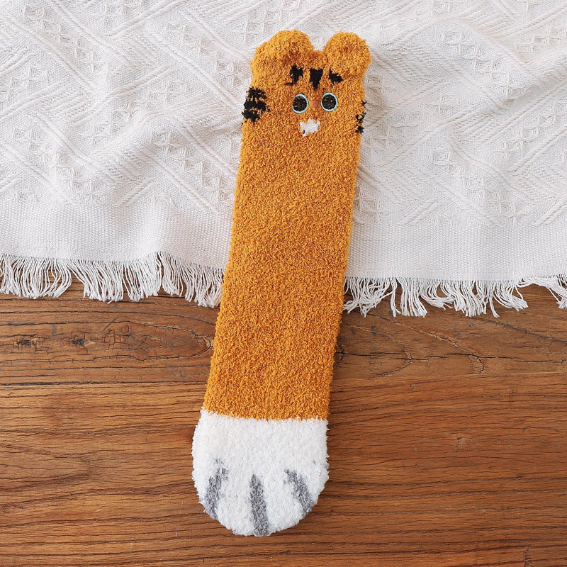 Warme Zachte Katten Pootsokken