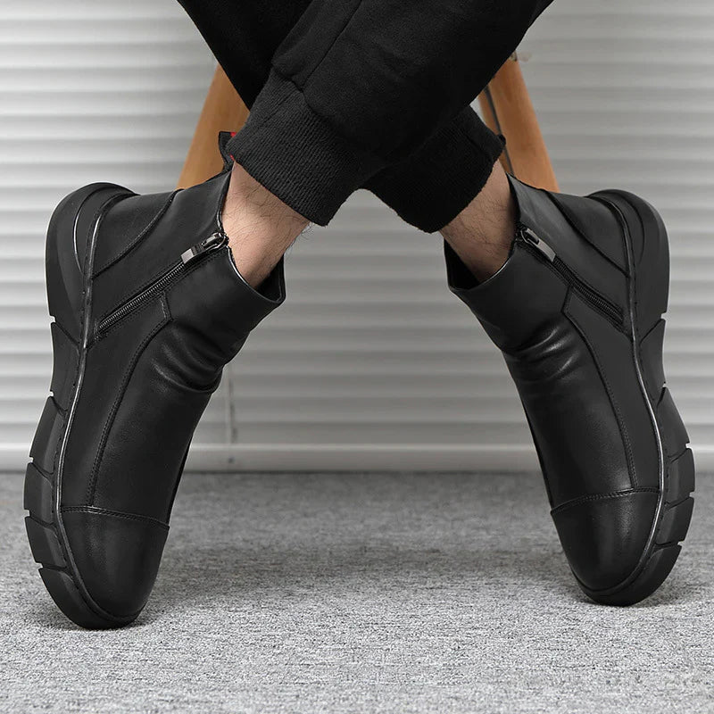 High-top leren Martin-laarzen in Britse stijl voor heren
