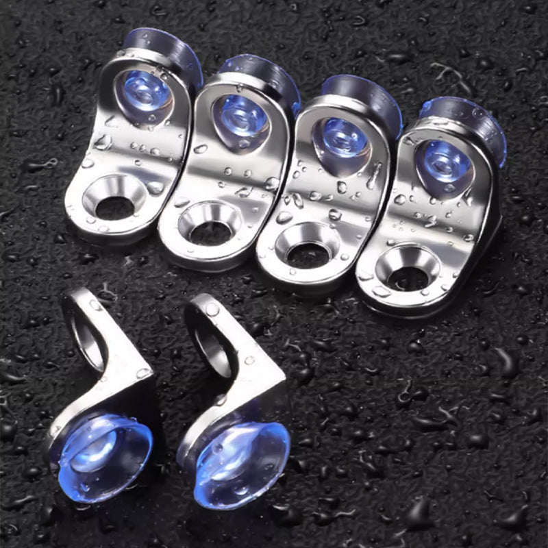 Gelegeerde bordhouder met zuignapbasis