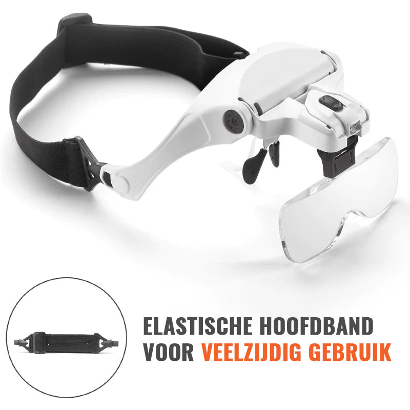 LED vergrootglas werkend glas