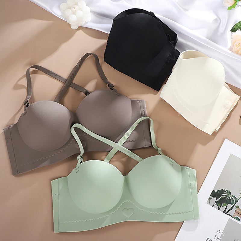 Naadloze push-up bh zonder beugel voor kleine borsten