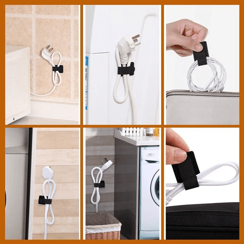 Zelfklevende Klittenband Kabel Organiser