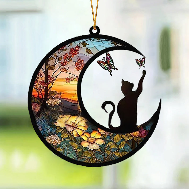 Dier op het maanornament