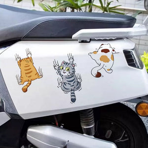 Leuke Kat Cartoon Auto Stickers