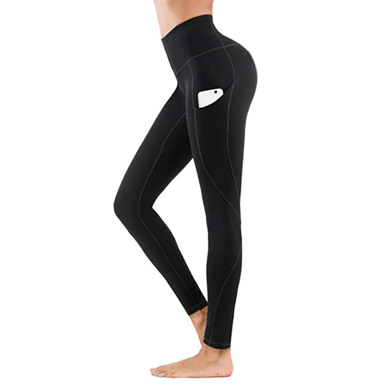 Grote maten legging met hoge taille en stretch