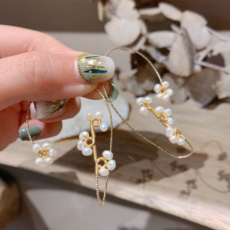 Vintage Parel Oorbellen