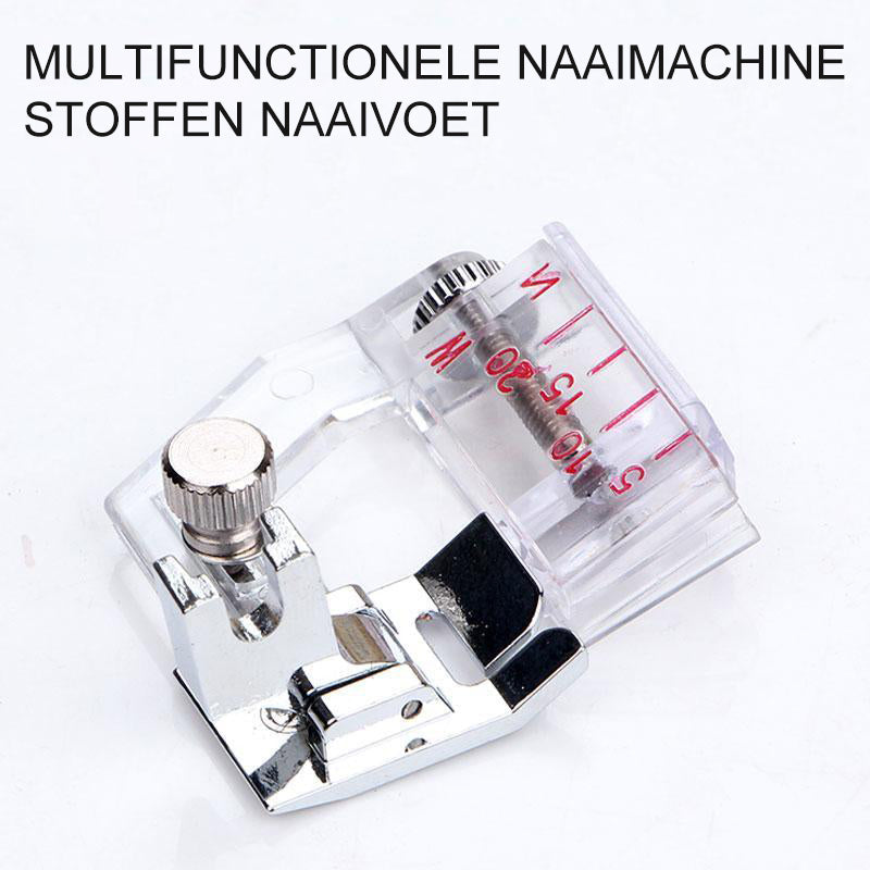 Verstelbare bindmachine naaivoet