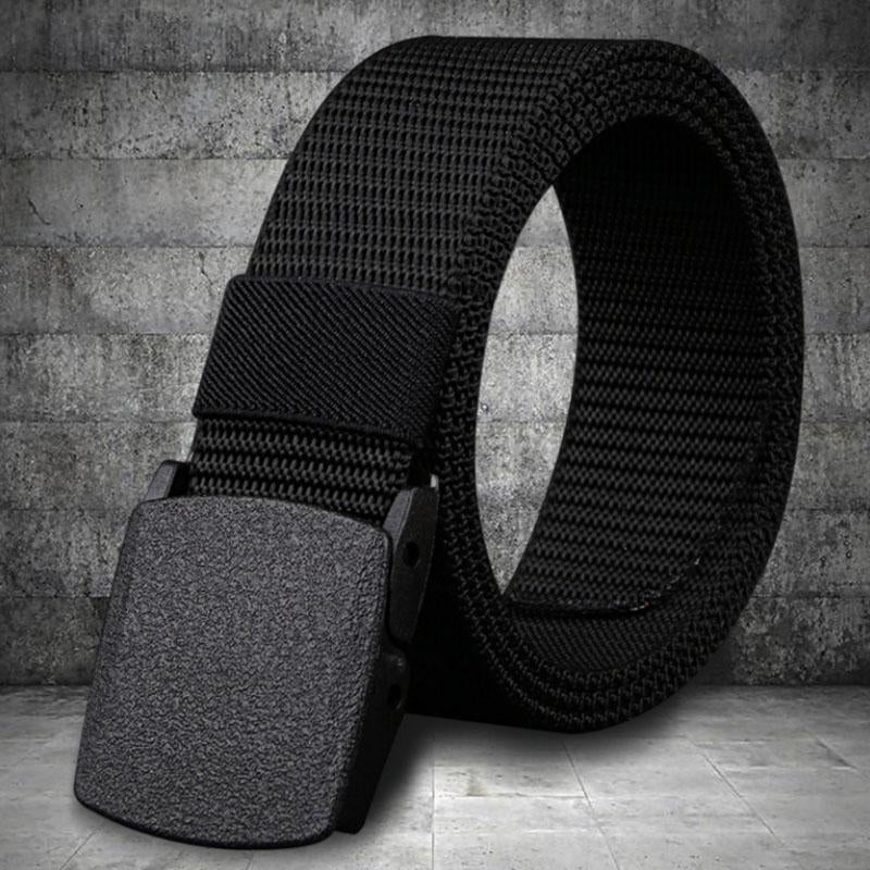 Niet-metalen niet-magnetische nylon riem met gesp