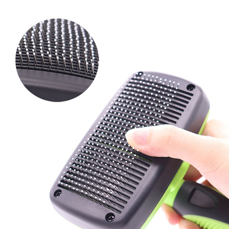 Zelfreinigende Slicker-borstel voor honden en katten