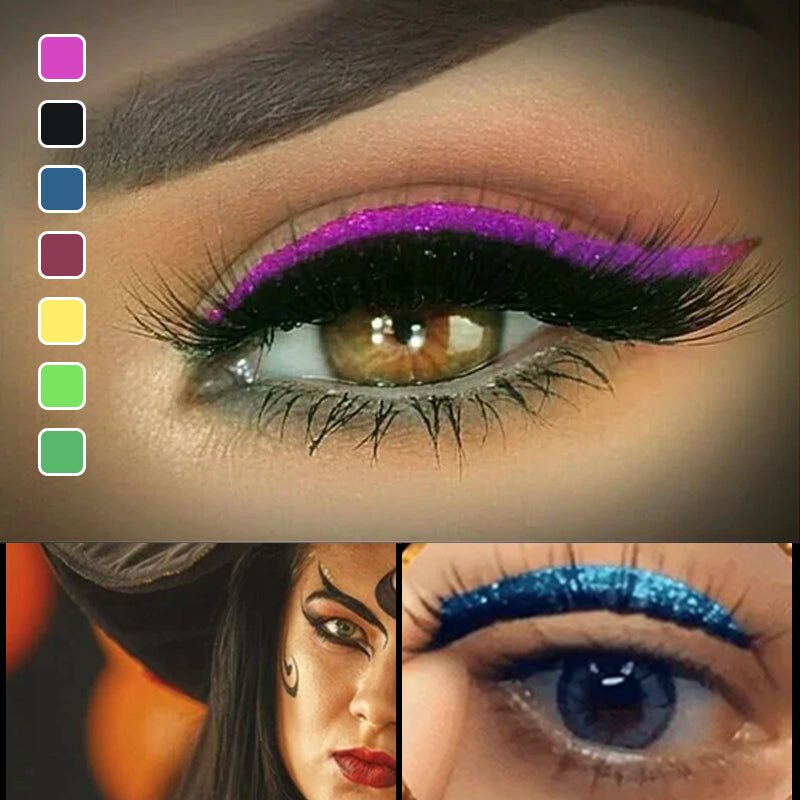 Waterdichte en herbruikbare eyeliner en wimpersticker