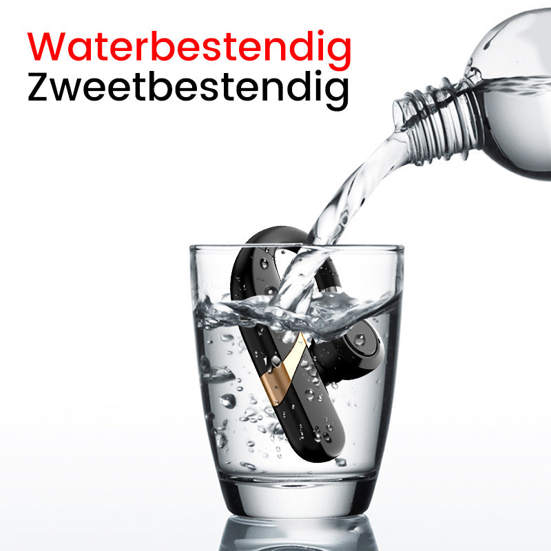 Draadloze Bluetooth-koptelefoon met oorhaak