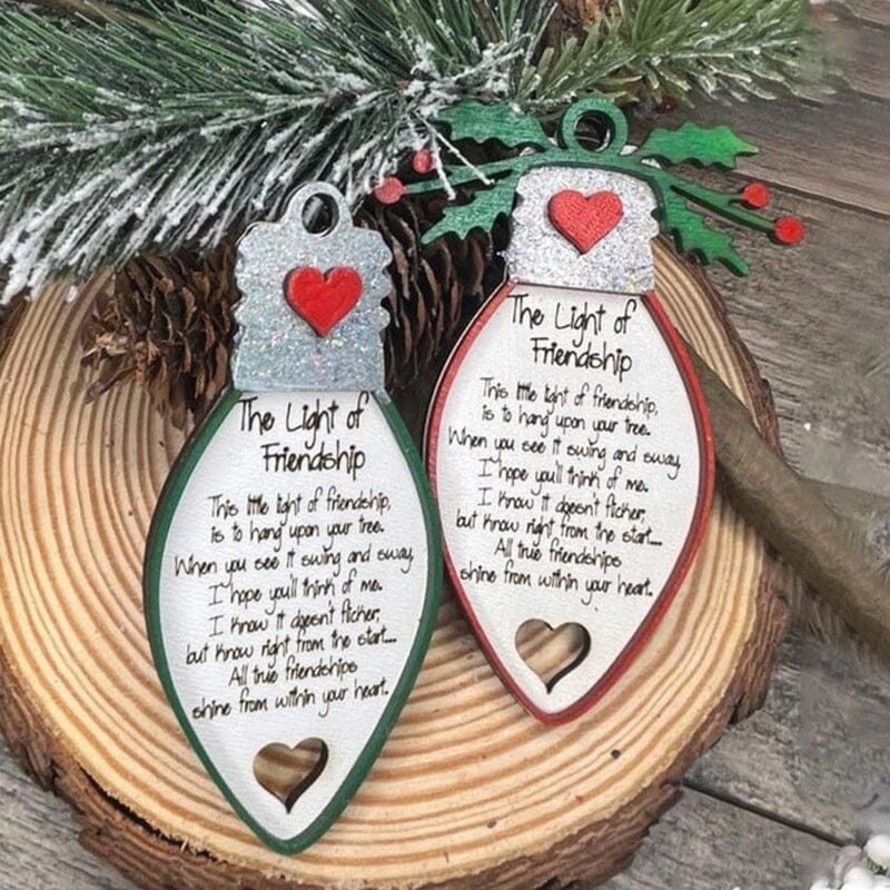 Kerst vriendschap boom hanger