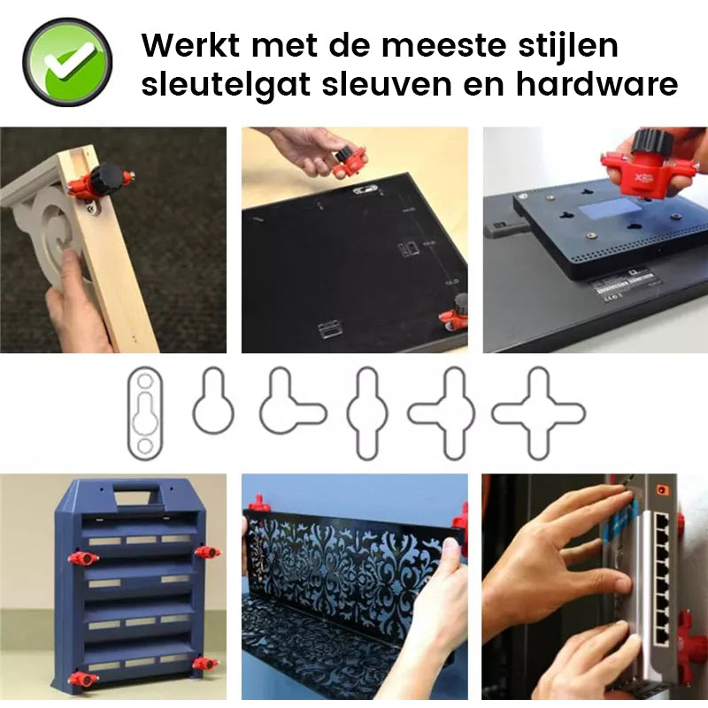 Gereedschapsset voor het markeren van sleutelgaten