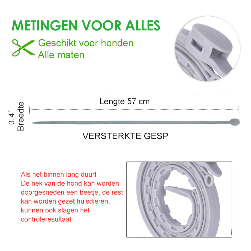 Pro Guard vlooien- en tekenhalsband voor honden