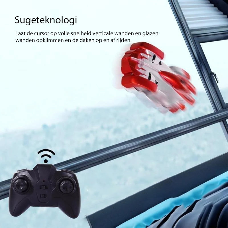 Anti-zwaartekracht muurklimmen