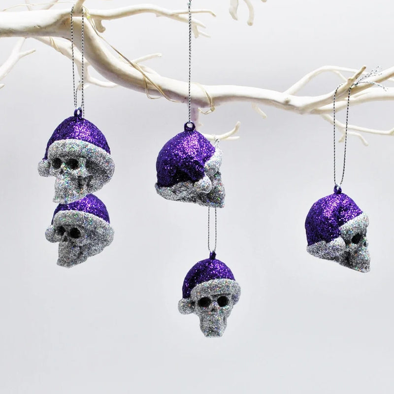 Santa Skull Bauble