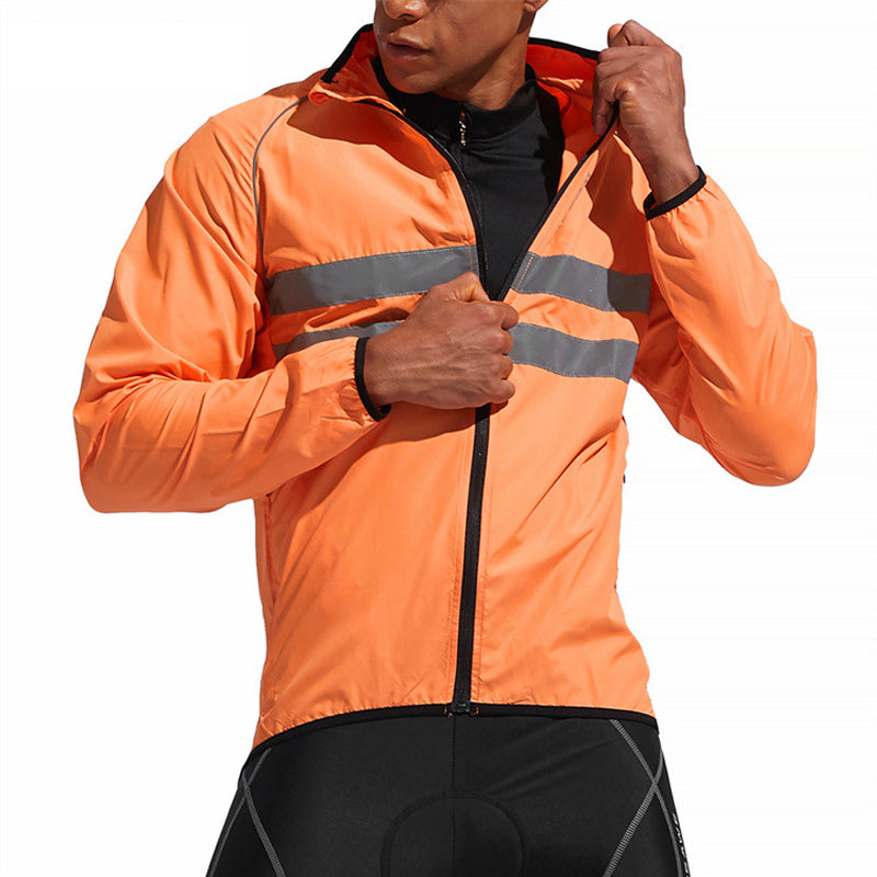 Windjack met lange mouwen voor fietsen