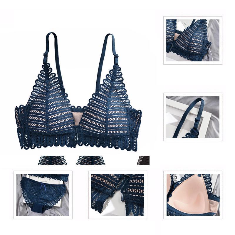 Ademende Kanten bh Met Gesp Aan de Voorkant