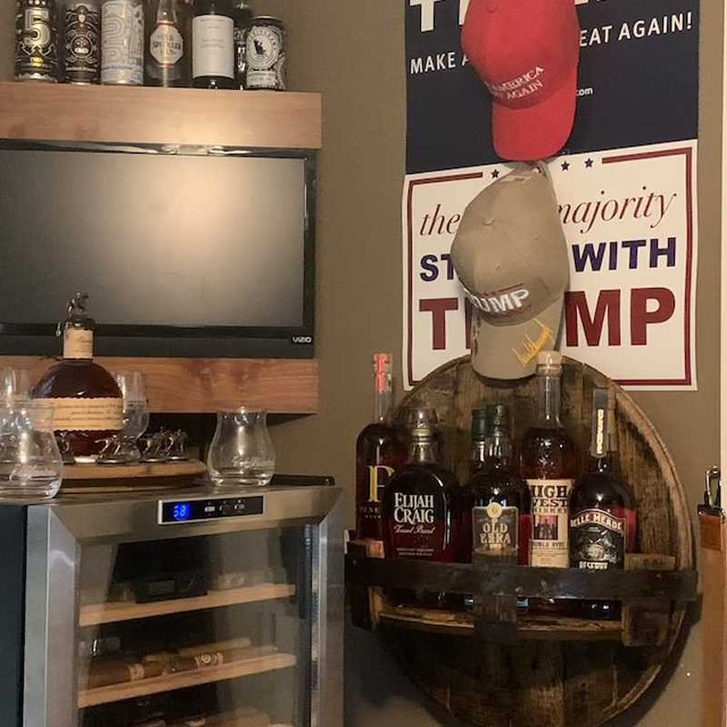 Bourbon Whisky Barrel Plank