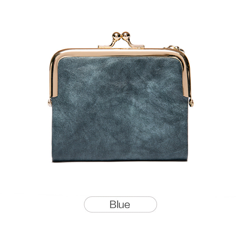 Mini Fashion dames vierkante korte portemonnee