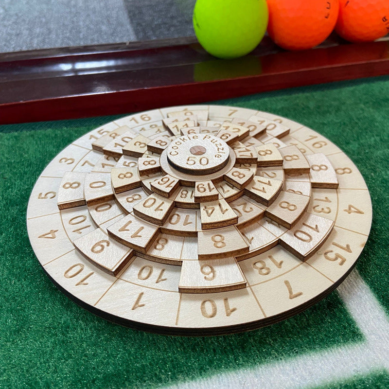 Safecracker 50 Wood Puzzle - Moeilijke wiskundige hersenkraker voor volwassenen