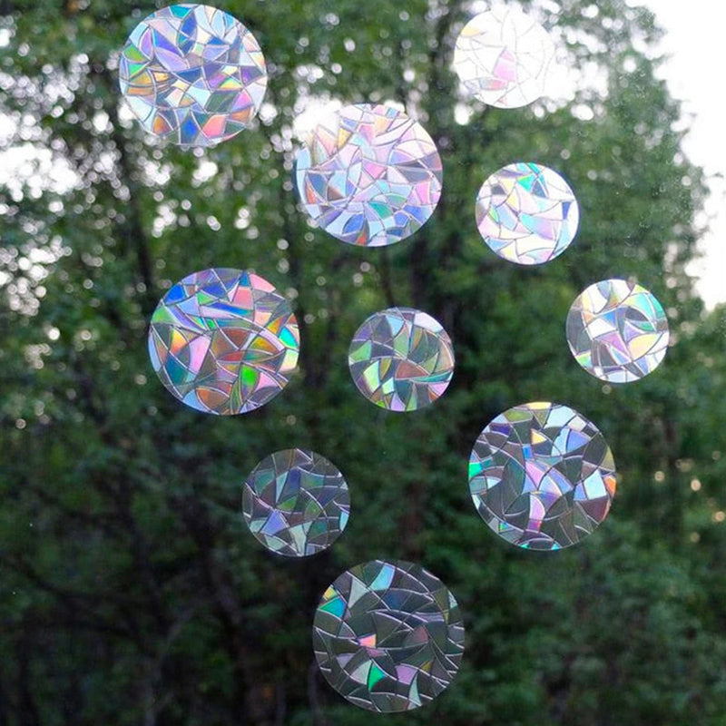 Kleurrijke glasstickers