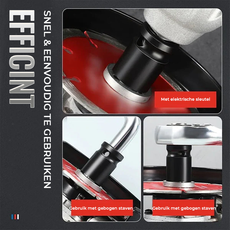 Haakse slijper dopsleutel