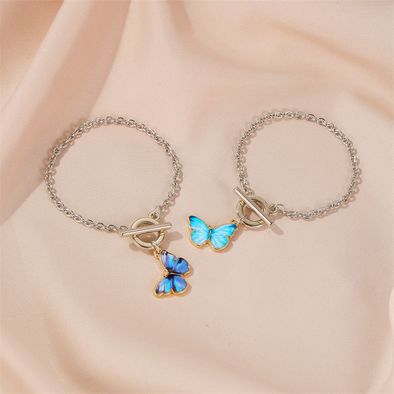 Armband met gradiënt vlinder