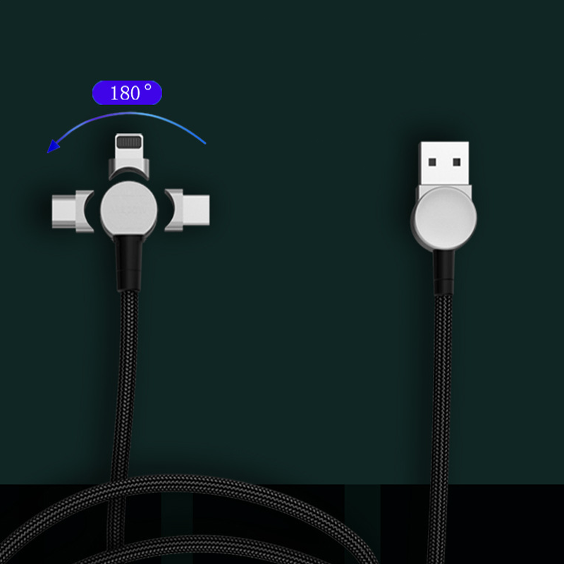 180 rotatie magnetische oplaadkabel