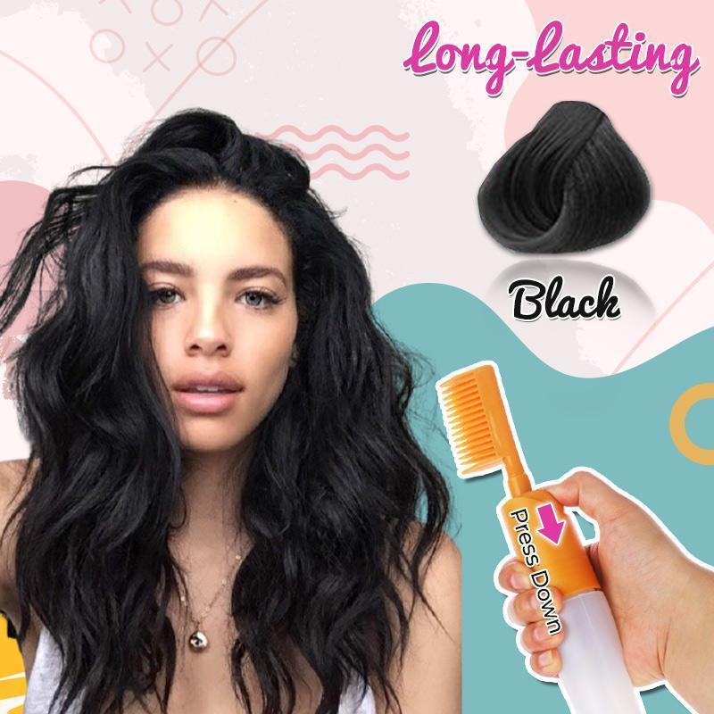 DIY Hair Coloring Kit (Hair Dye + Bottle With Comb)