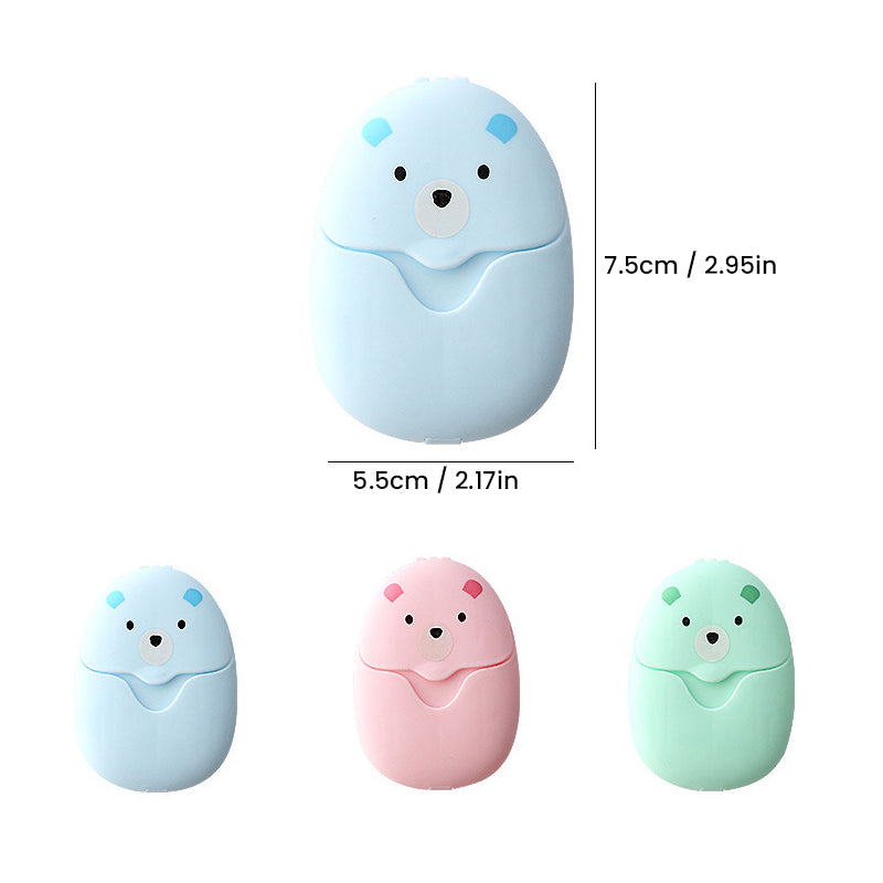 Buitenshuis draagbare zeep papier