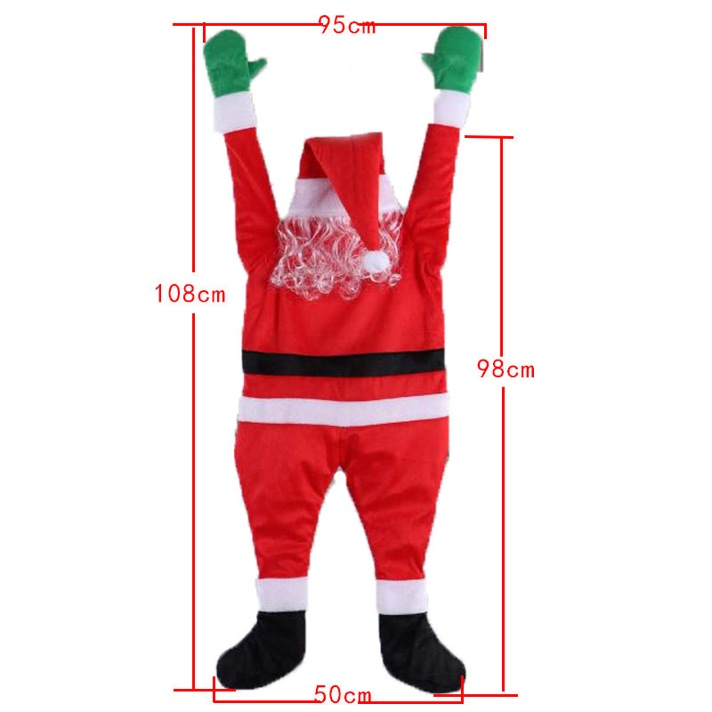 Hanging Climbing Santa Claus Christmas Decor
