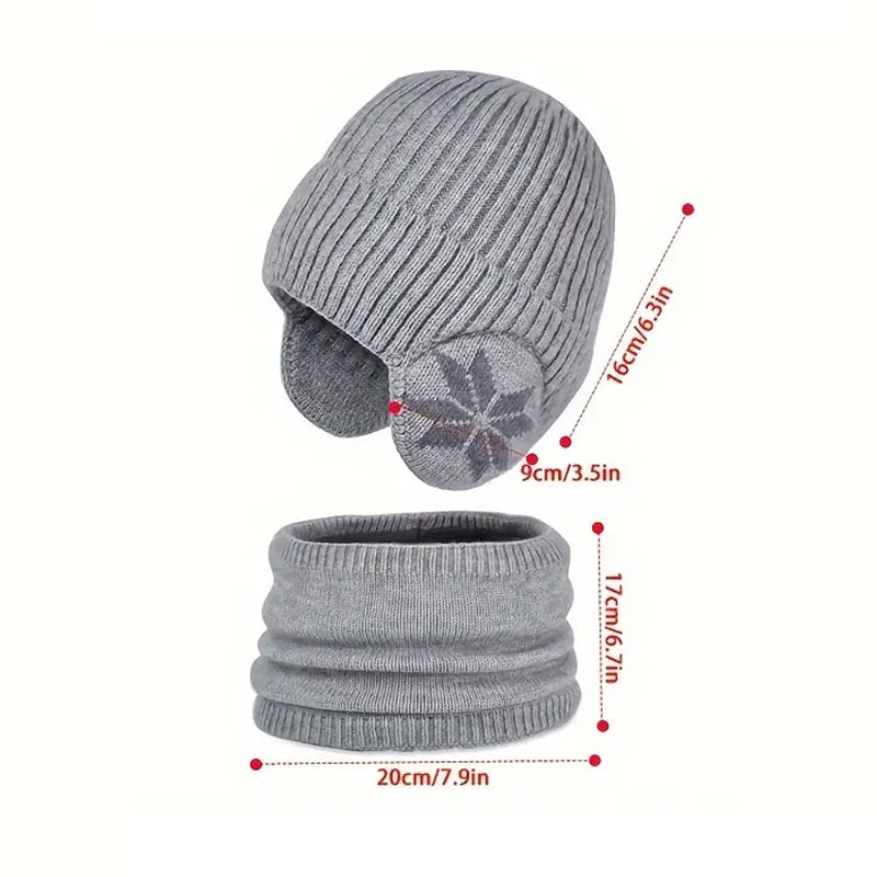 Kinderwinterfleece sjaalpak