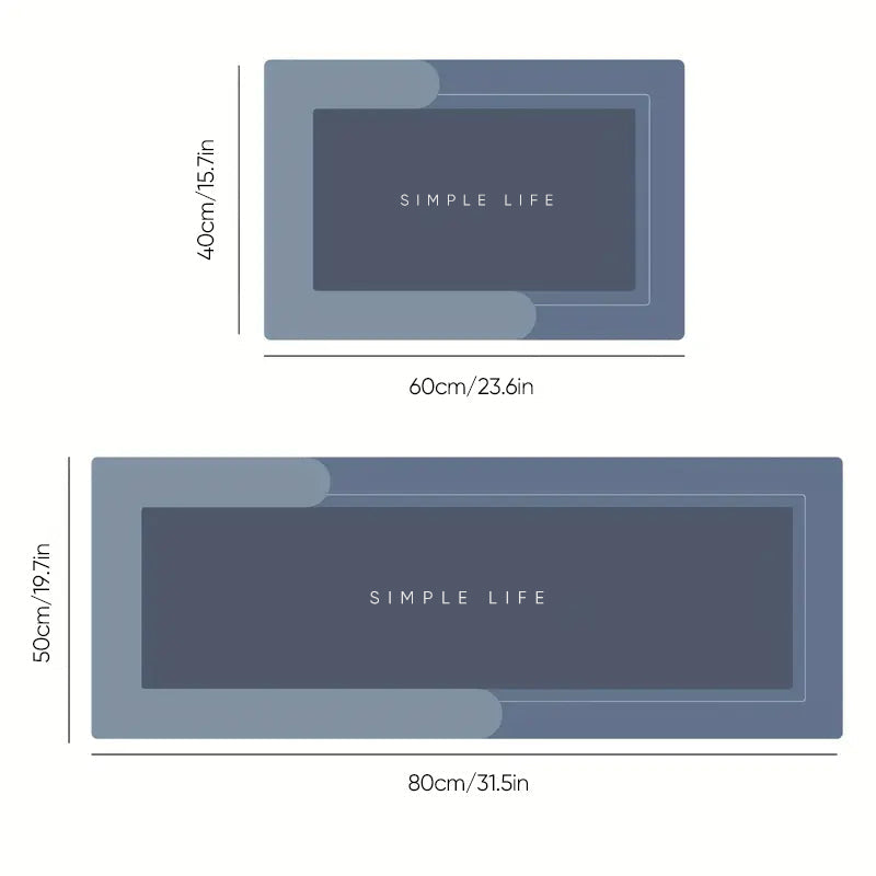 Diatomeeën slijm antislip vloermat