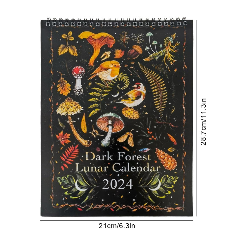 2024 Donkere Woud Maankalender