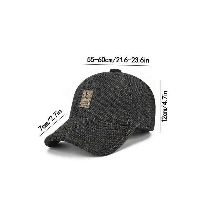 Winterbaseballpet met oorwarmers